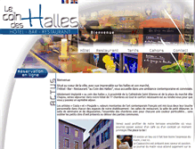 Tablet Screenshot of lecoindeshalles-hotel.com